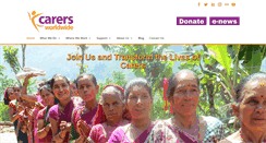 Desktop Screenshot of carersworldwide.org